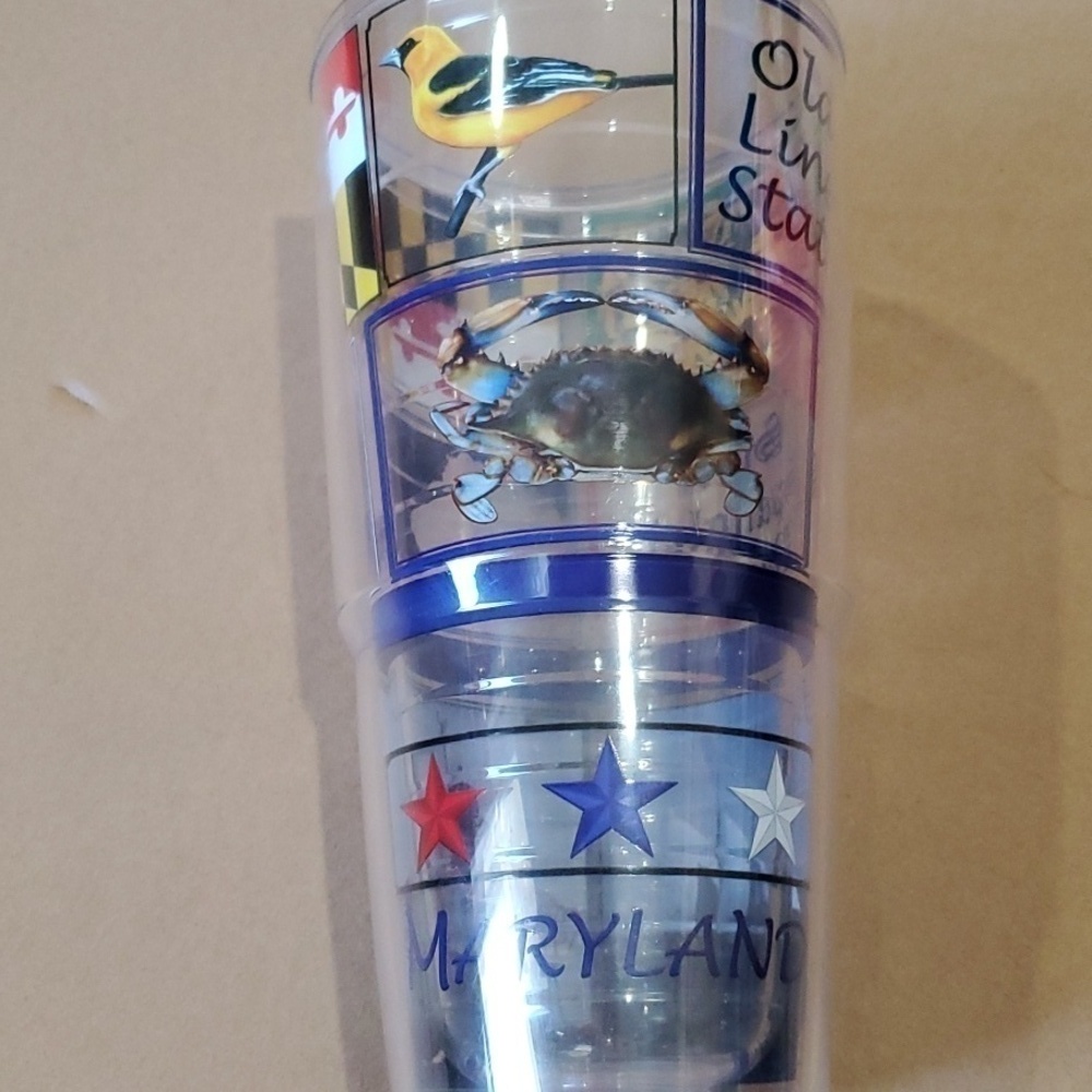 Tervis 24 oz large  Maryland Cup no lid